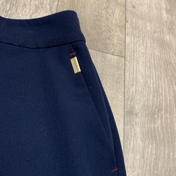Womens Tommy Hilfiger Tapered Navy‎ Blue Work Casual Dress Pants - Picture 3 of 8